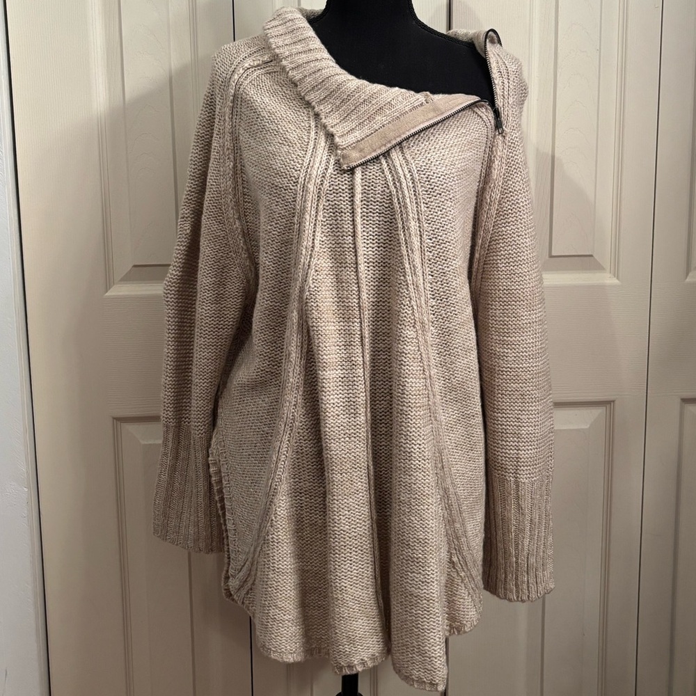 Maurices Beige Cowl Neck Sweater